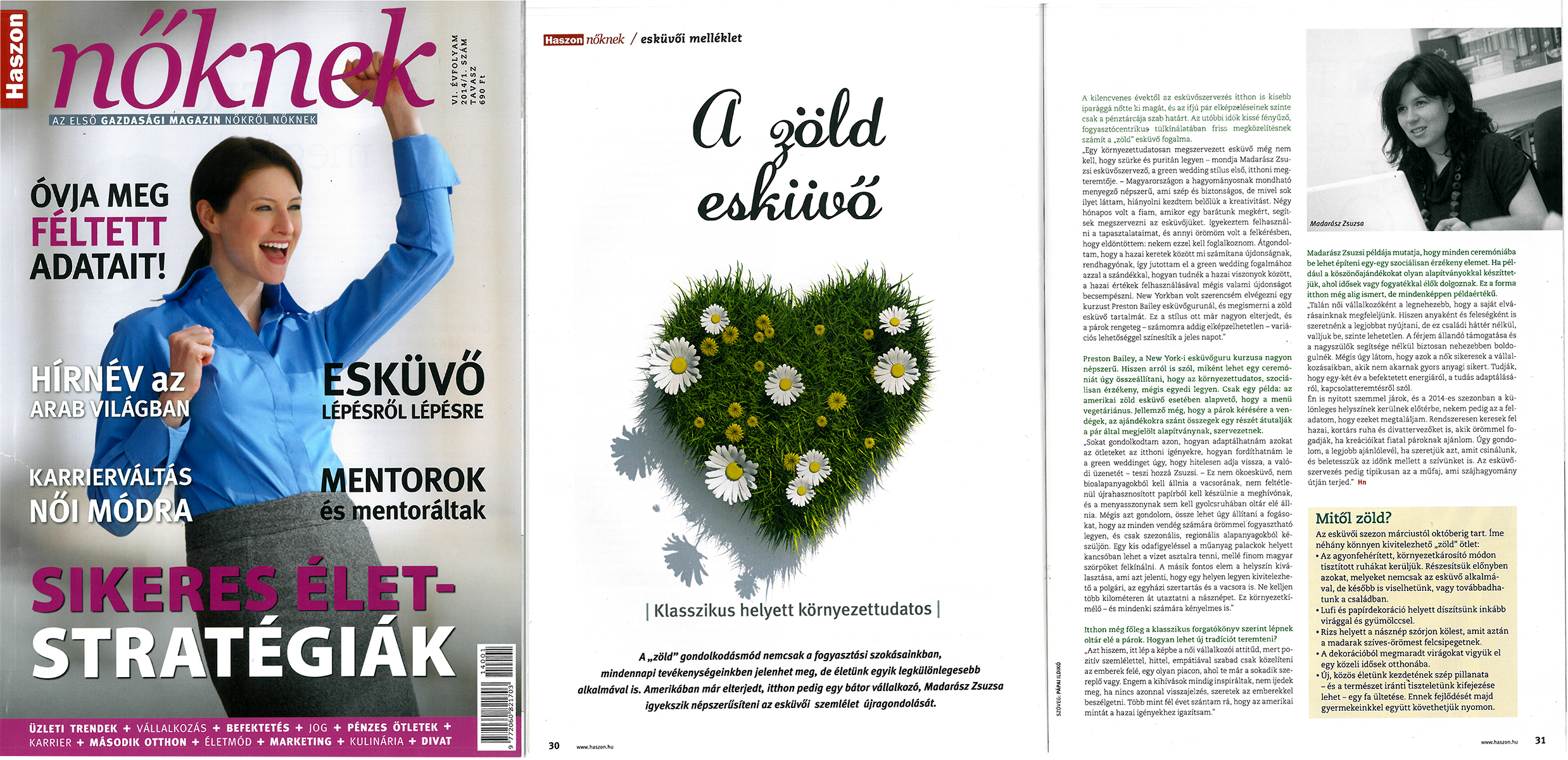 A zöld esküvő – Haszon Nőknek