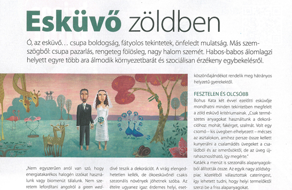 Esküvő zöldben – Éva magazin